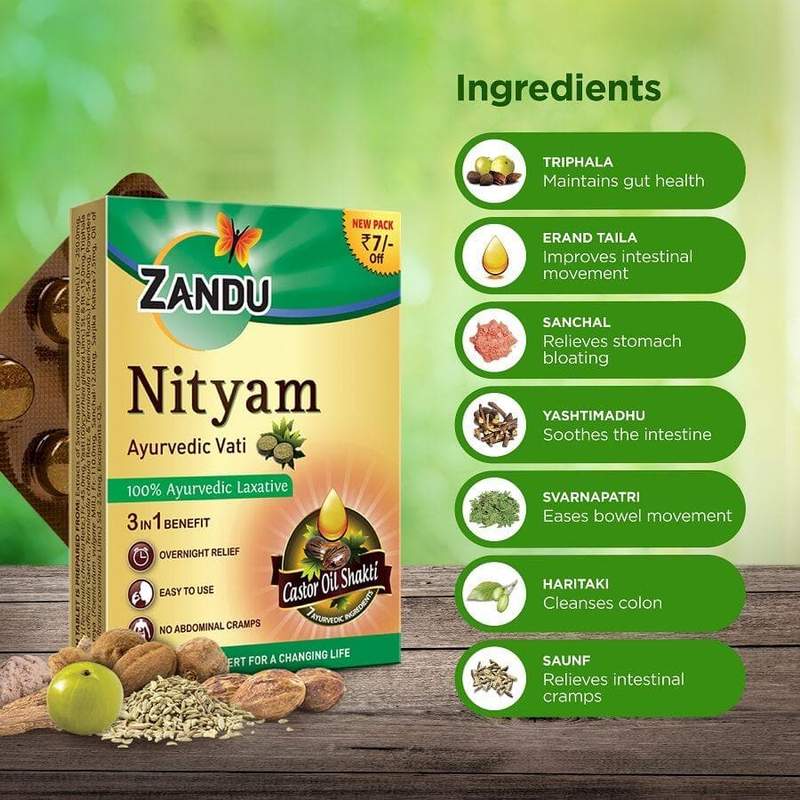 Zandu Nityam Ingredients